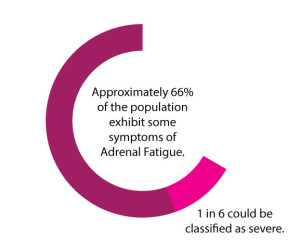 Adrenal Fatigue Pie Chart with Facts